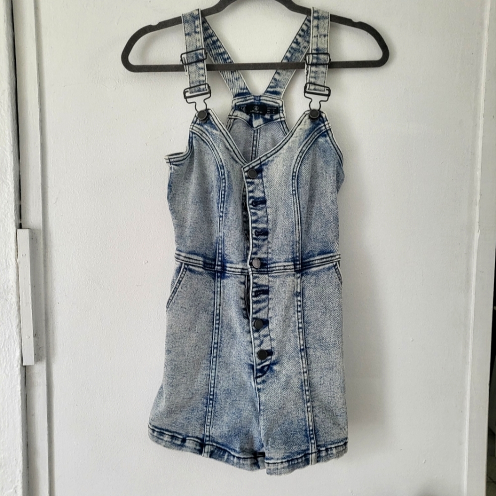 Volcom denim overalls